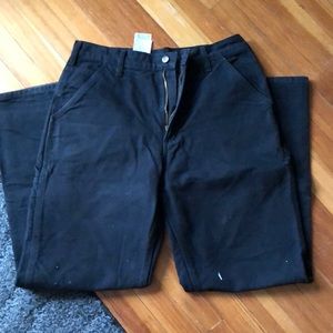 carhartt flannel lines pants